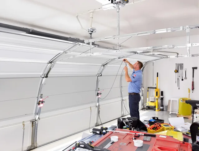 Garage door cable repair service by Glocester Garage Door Repair in Glocester