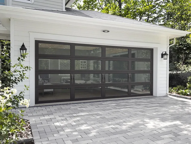 Glocester Garage Door Repair design specialist presenting custom garage door options to Glocester homeowner