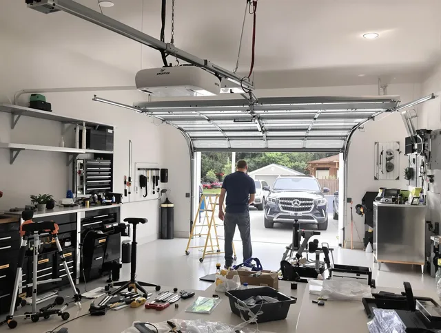 Garage door opener installation by Glocester Garage Door Repair in Glocester