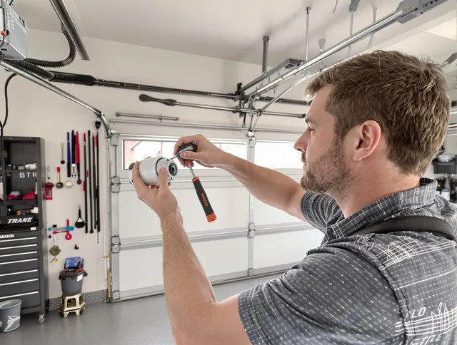 Garage door opener repair service by Glocester Garage Door Repair in Glocester