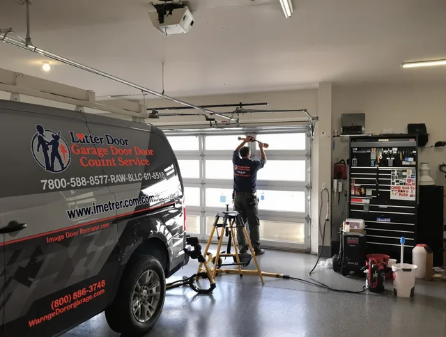 Glocester Garage Door Repair team performing same-day garage door repair in Glocester